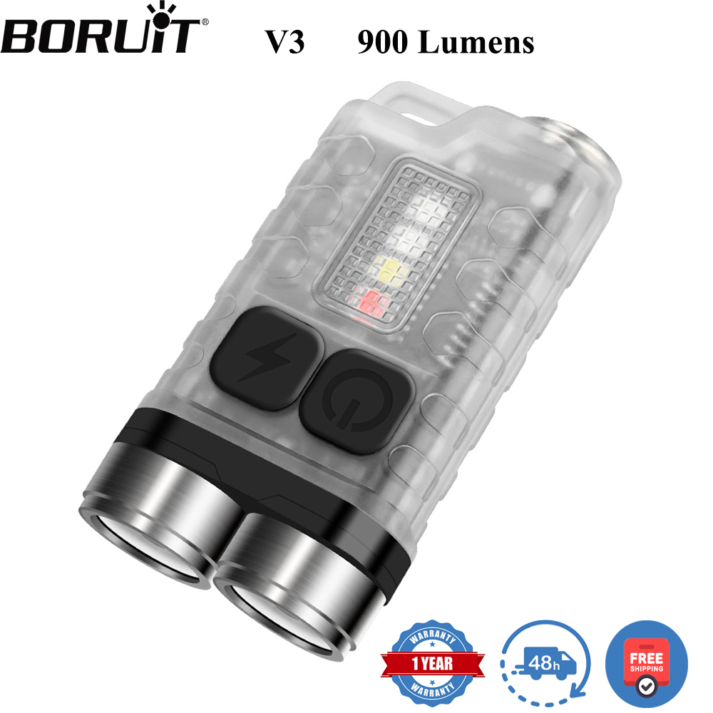 Outdoor Adventure Camp - BORUiT V3 Gantungan Kunci LED Portabel