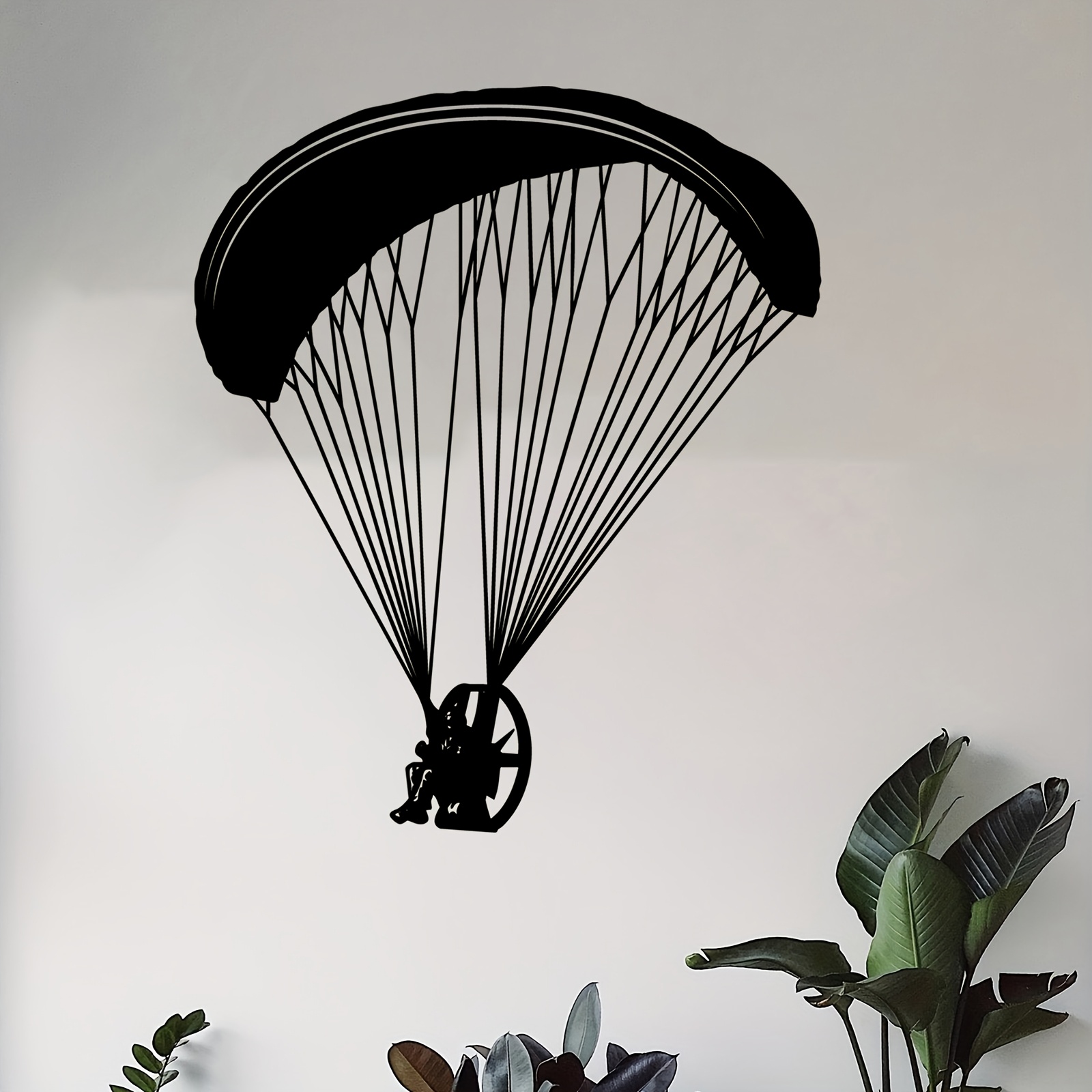 Outdoor Adventure Brand - Seni Dinding Logam Bermerek, Mural Parasut