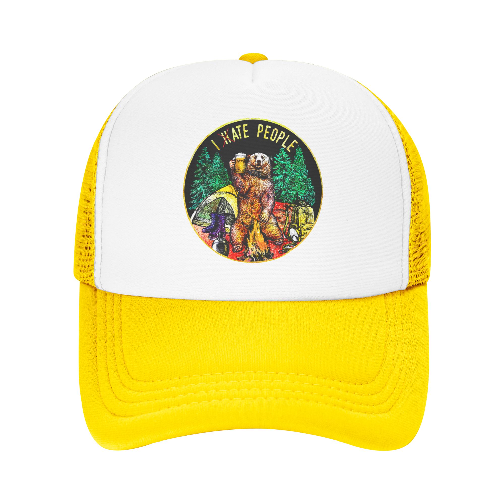 Outdoor Adventure For Adults - Topi Bisbol I Hate People Bear
