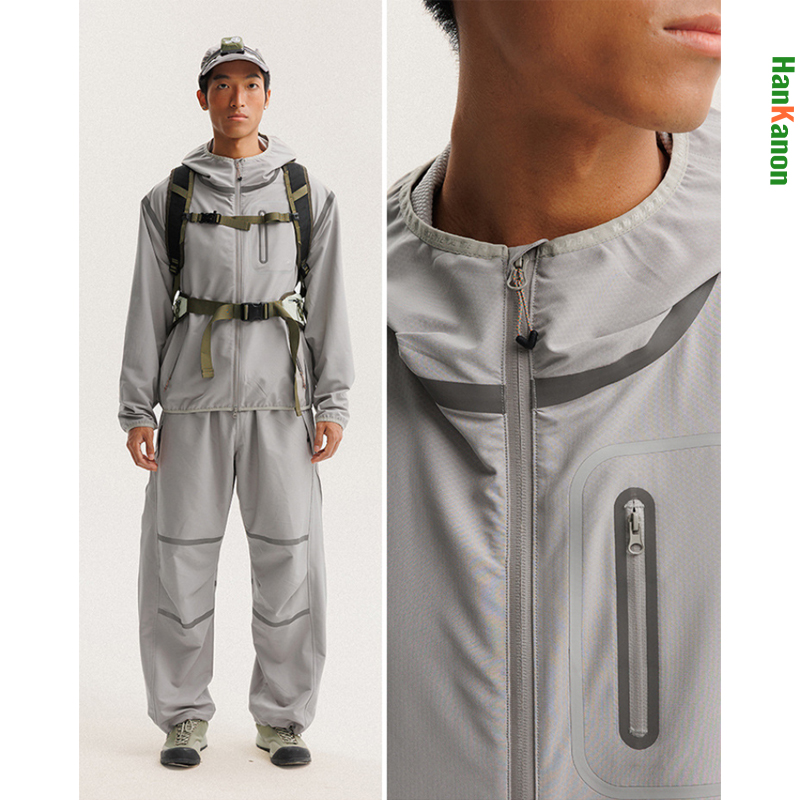 Outdoor Adventure Training - Jaket Windshell Ringan Unisex untuk Luar