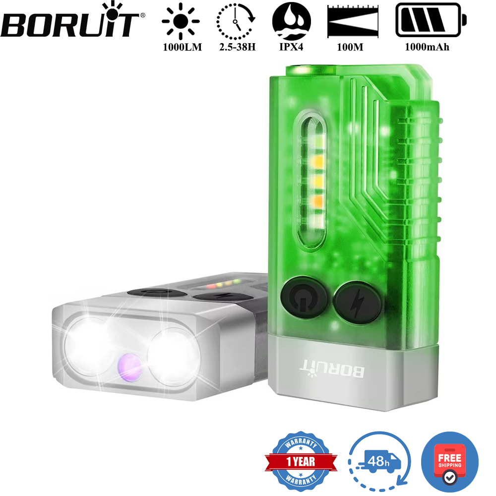 Outdoor Adventure Camp - BORUiT V10 Gantungan Kunci Senter UV