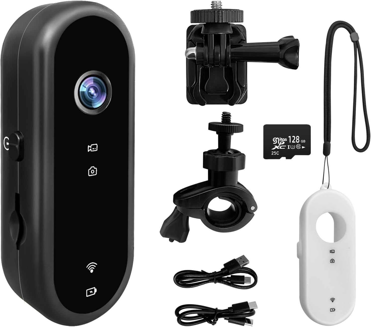 Outdoor Adventure Video - Kamera Aksi WiFi Mini 1080P, Kamera