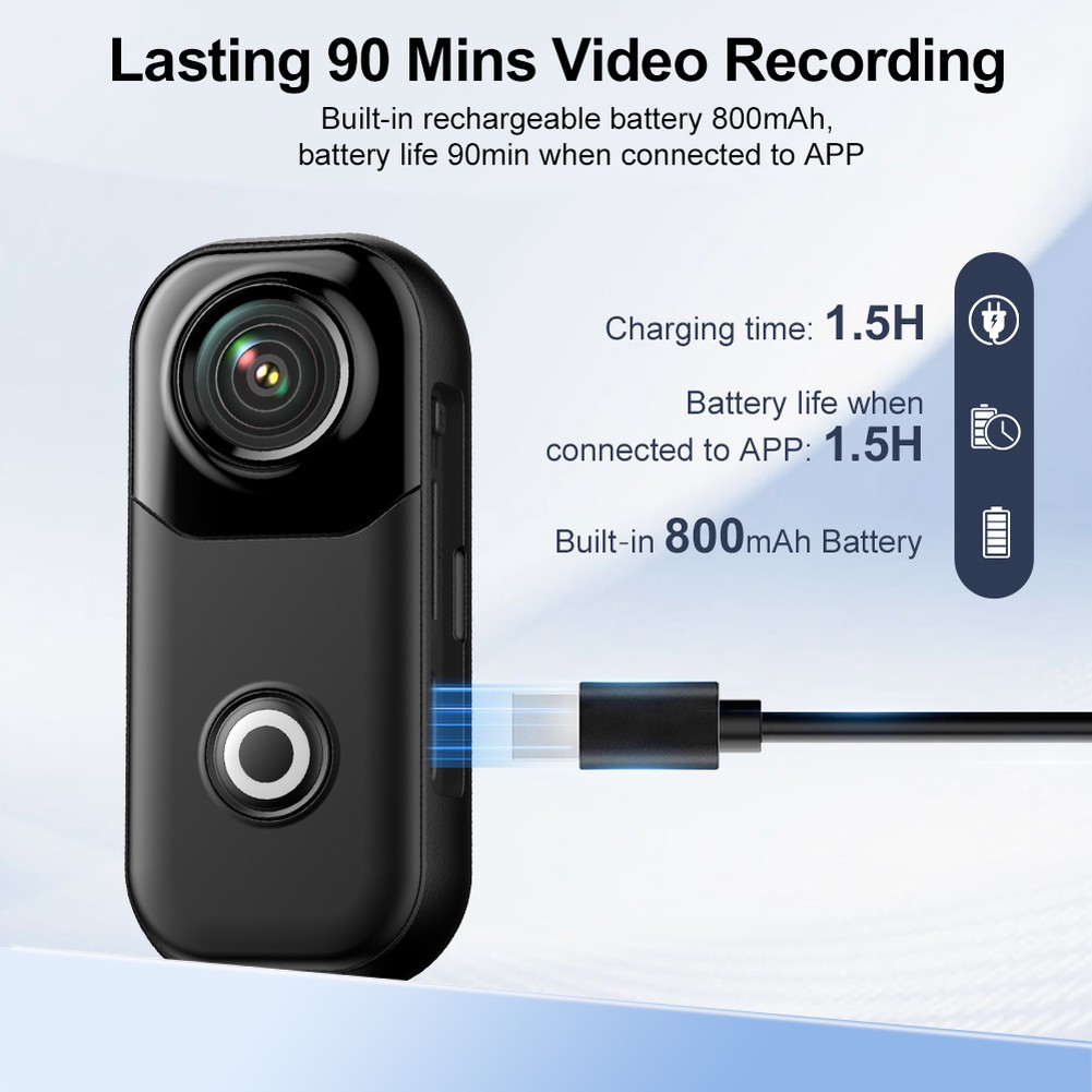 Kamera Aksi 4K Thumb Action Ca - Outdoor Adventure Video ulasan dan harga