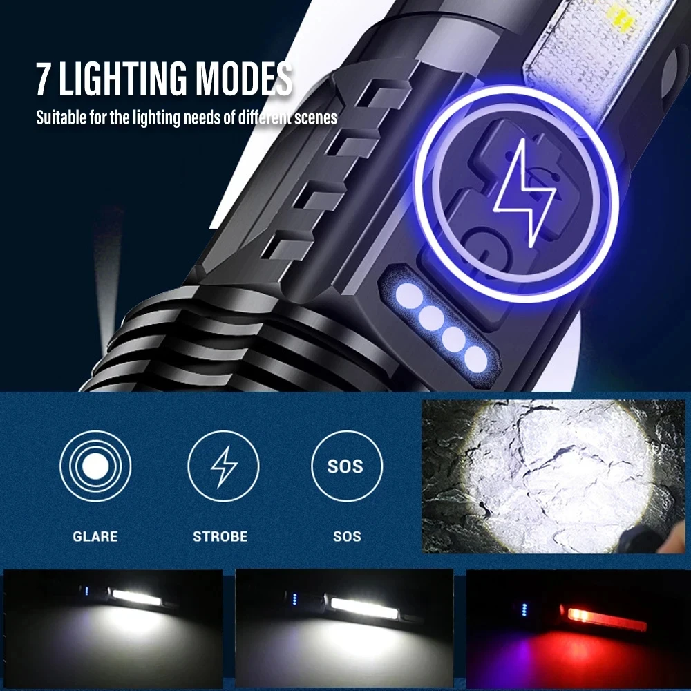 Senter LED XHP50 yang Kuat, Ta - Outdoor Adventure Camp ulasan dan harga