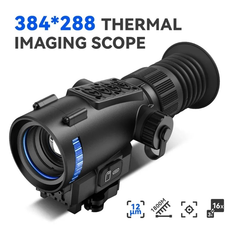 384*288 50Hz Teropong Termal d - Outdoor Adventure Video ulasan dan harga