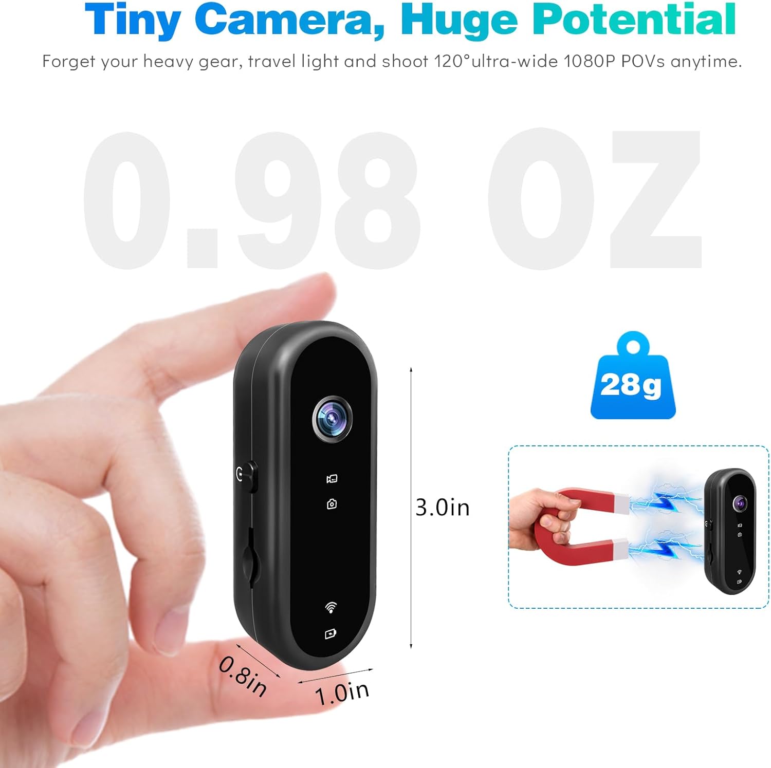 Kamera Aksi WiFi Mini 1080P, K - Outdoor Adventure Video ulasan dan harga