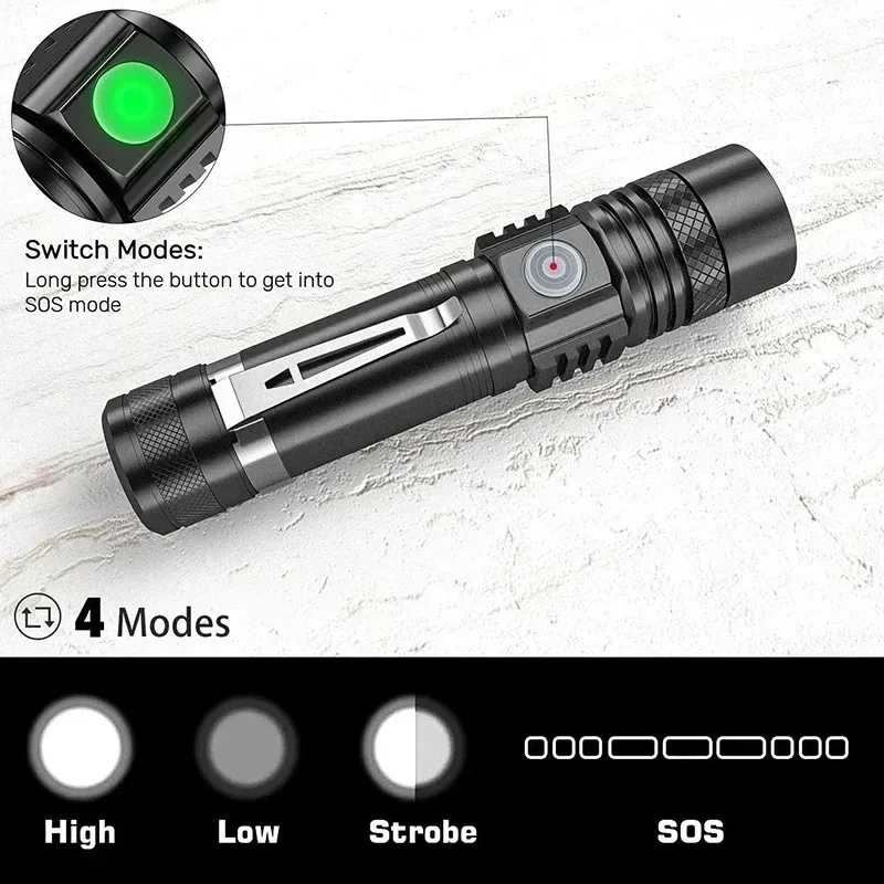 Senter LED T6 Isi Ulang, Sente - Outdoor Adventure Camp ulasan dan harga