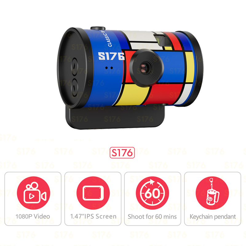 Kamera Film Mini Portabel S176 - Outdoor Adventure Video ulasan dan harga